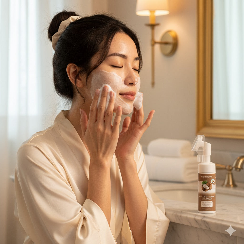 The Coconut Glow Foam Cleanser